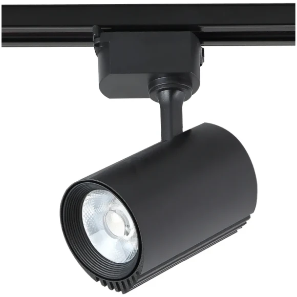 Однофазный двужильный светодиодный трековый светильник Crystallux CLT 0.31 007 20W BL 3000К 1900Лм CRI80+ 24° 20Вт