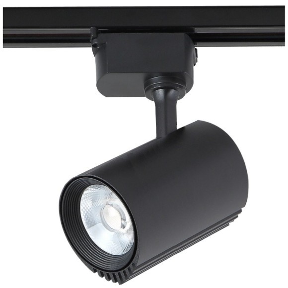 Однофазный двужильный светодиодный трековый светильник Crystallux CLT 0.31 007 20W BL 3000К 1900Лм CRI80+ 24° 20Вт