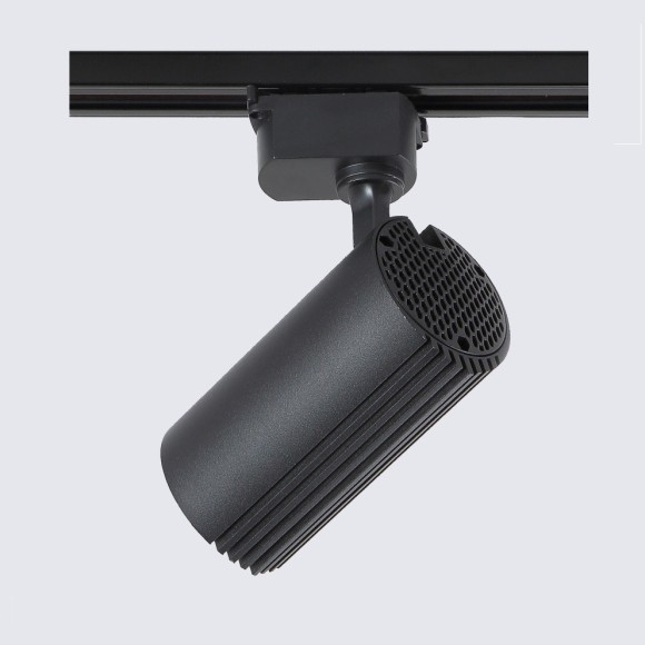 Однофазный двужильный светодиодный трековый светильник Crystallux CLT 0.31 007 20W BL 3000К 1900Лм CRI80+ 24° 20Вт