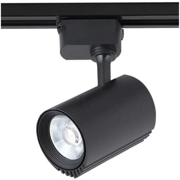 Однофазный двужильный светодиодный трековый светильник Crystallux CLT 0.31 007 20W BL 3000К 1900Лм CRI80+ 24° 20Вт