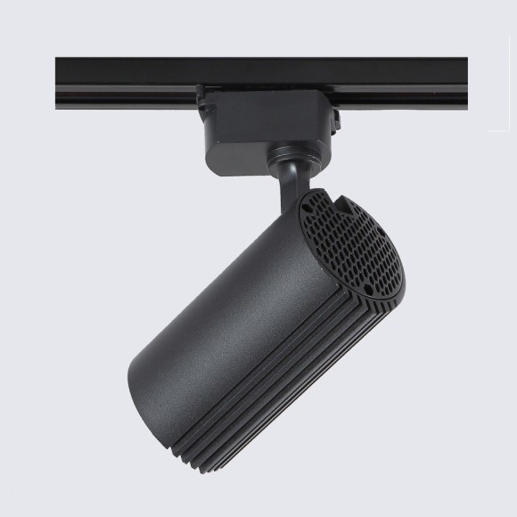 Однофазный двужильный светодиодный трековый светильник Crystallux CLT 0.31 007 20W BL 3000К 1900Лм CRI80+ 24° 20Вт