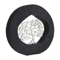 427413 KEMAMAN Статуэтка декоративная из полирезина черный серебристый L365 B70 H343