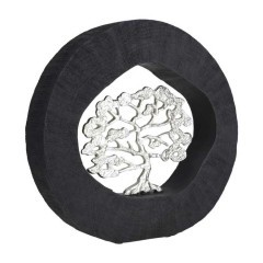 427413 KEMAMAN Статуэтка декоративная из полирезина черный серебристый L365 B70 H343