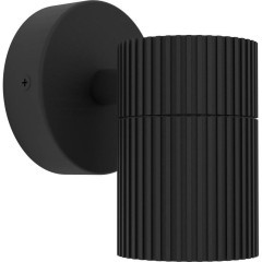 902037 Уличн светодиод свет-к настенный TOMELLOSO, 1X28W(GU10), IP44, алюминий, черн, стекло, прозрачн