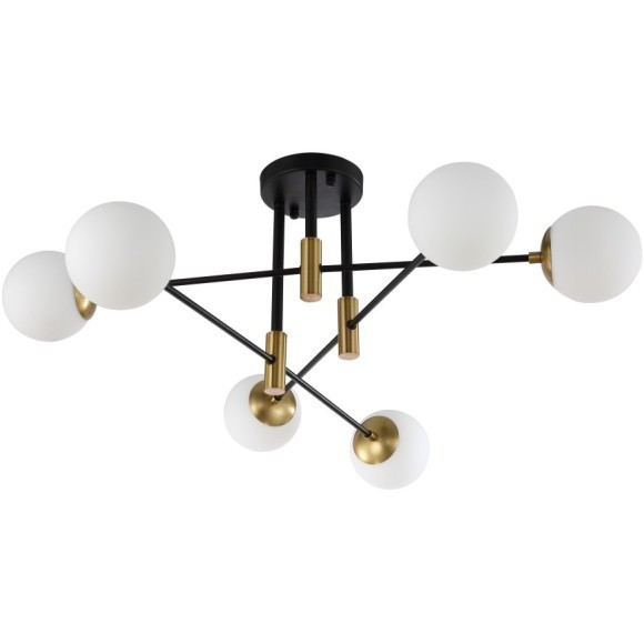 Светильник потолочный Crystal Lux FIDEL PL6 BLACK