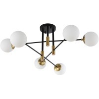 Светильник потолочный Crystal Lux FIDEL PL6 BLACK