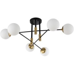 Светильник потолочный Crystal Lux FIDEL PL6 BLACK Светильник потолочный Crystal Lux FIDEL PL6 BLACK