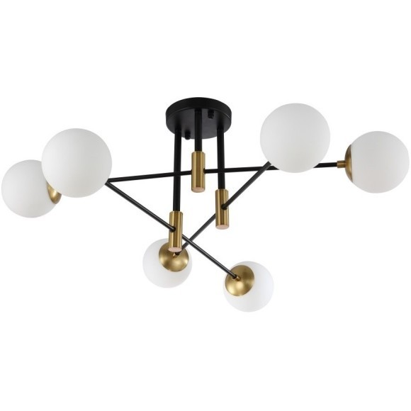 Светильник потолочный Crystal Lux FIDEL PL6 BLACK