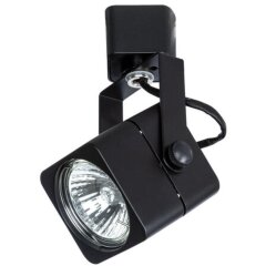 Однофазный двужильный трековый светильник Arte Lamp A1314PL-1BK LENTE под сменную лампу GU10 Однофазный двужильный трековый светильник Arte Lamp A1314PL-1BK LENTE под сменную лампу GU10