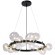 Люстра Crystal Lux AGATA SP15 V2 BLACK/TRANSPARENTE