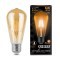 102802006 Лампа Gauss LED Filament ST64 E27 6W Golden 550lm 2400К 1/10/40