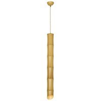 Подвесной светильник цилиндр Lussole LSP-8564-5 BAMBOO IP21 под лампу 1xGU10 50W