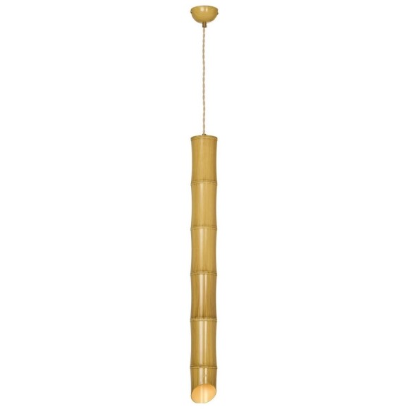 Подвесной светильник цилиндр Lussole LSP-8564-5 BAMBOO IP21 под лампу 1xGU10 50W
