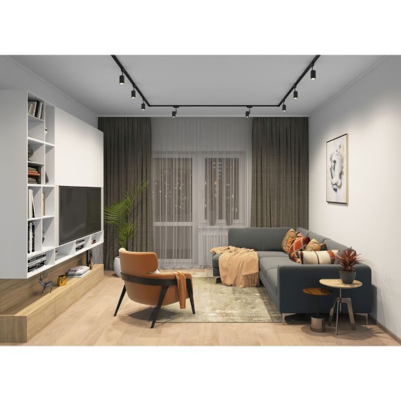 DK6001-WH Трековый светильник Denkirs IP 20, 50 Вт, GU10