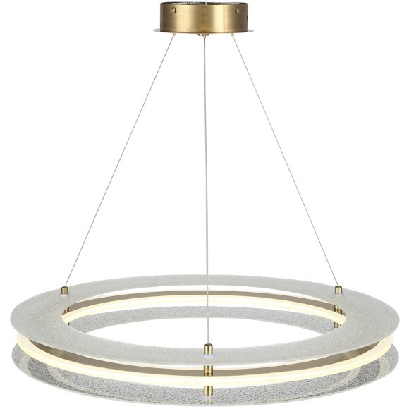 SL6245.203.01 Светильник подвесной ST-Luce золотистый/Прозрачный LED 1*40W 4000K FAGY