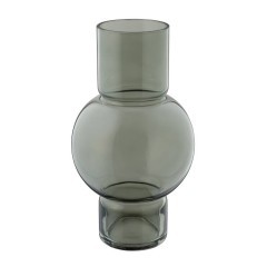 421232 AMPITABE Ваза декоративная зеленая стекло H280 D155