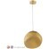 Светильник подвесной Crystal Lux MALAGA SP1 D200 GOLD