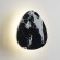 Бра Crystal Lux BILBAO AP6W LED D200 BLACK