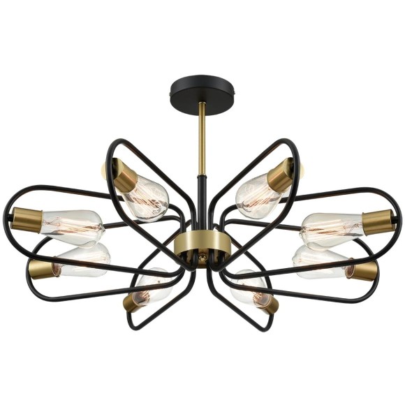 Люстра потолочная E27 8*60W 220V ALMIRA Lumion 8058/8C 