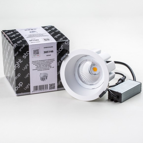 Светильник светодиодный универсальный IP65 Ciclone Lightstar 385146 Светильник светодиодный универсальный IP65 Ciclone Lightstar 385146