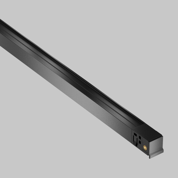 Maytoni EXILITY X TR240-2-18W4K-B Трековый линейный светодиодный черный магнитный светильник длиной 89см, с DIP переключателем группы включения на корпусе, LED SMD Epistar 18Вт 4000K 940Лм CRI90 120° IP20 48В