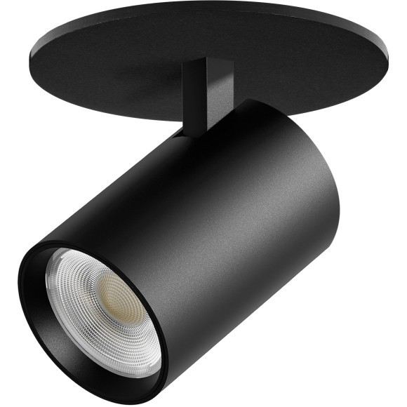 Черный встраиваемый светодиодный поворотный спот 24Вт CRI90 24° 3040Лм 4000К Alta Base Lightstar A5247RS