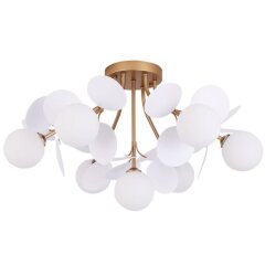 Потолочная люстра Arte Lamp PEACOCK A1369PL-7SG Потолочная люстра Arte Lamp PEACOCK A1369PL-7SG