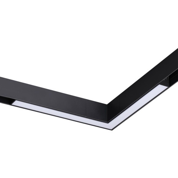 359944 Черный трековый угловой светильник с перекл. цв. температуры 3000;4000;6000К 20Вт 120° 1200Лм CRI90 Novotech VECTOR