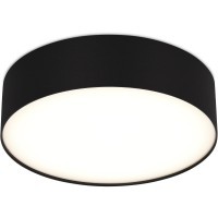 ST606.442.36 Светильник потолочный Черный LED 1*36W 4000K 3 240Lm Ra90 120° IP20 D300xH55 180-240V Накладные светильники