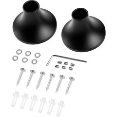 Боковые крепления (2 шт.) для силикон. профиля-трубы D18 мм для LED ленты Profiled 441890 Боковые крепления (2 шт.) для силикон. профиля-трубы D18 мм для LED ленты Profiled 441890