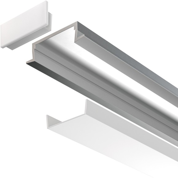 Алюминиевый профиль встраиваемый 22x6 ALM004S-2M