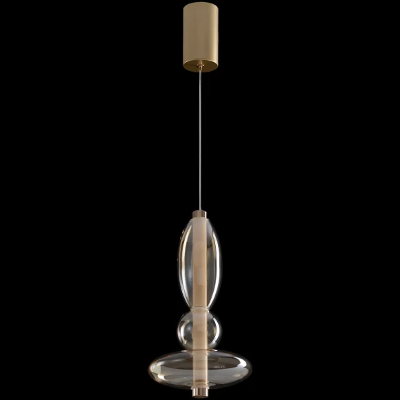 Светильник подвесной Crystal Lux QUASAR SP10W LED AMBER 3790/210