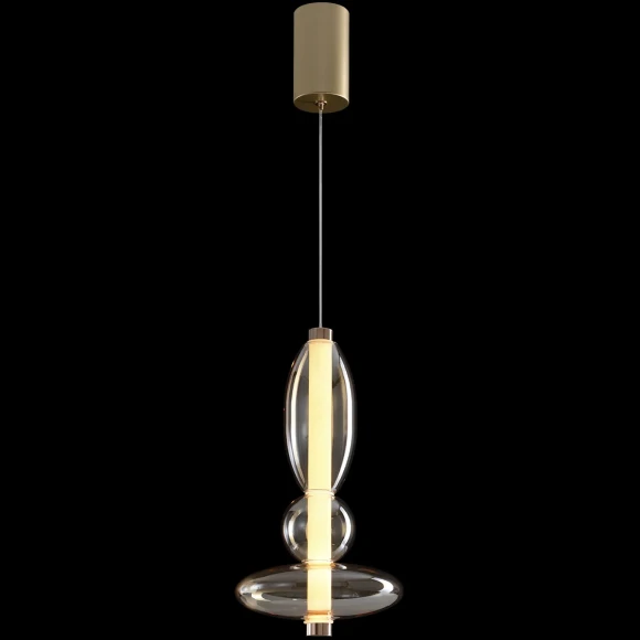 Светильник подвесной Crystal Lux QUASAR SP10W LED AMBER 3790/210