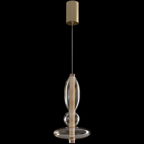 Светильник подвесной Crystal Lux QUASAR SP10W LED AMBER 3790/210