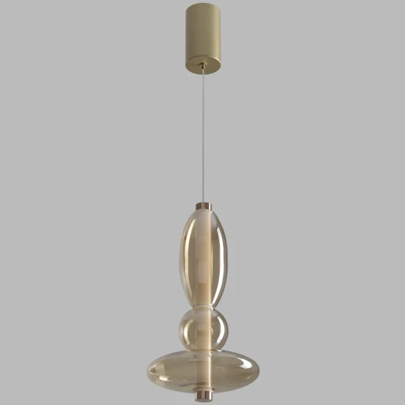 Светильник подвесной Crystal Lux QUASAR SP10W LED AMBER 3790/210
