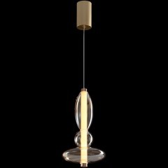 Светильник подвесной Crystal Lux QUASAR SP10W LED AMBER 3790/210