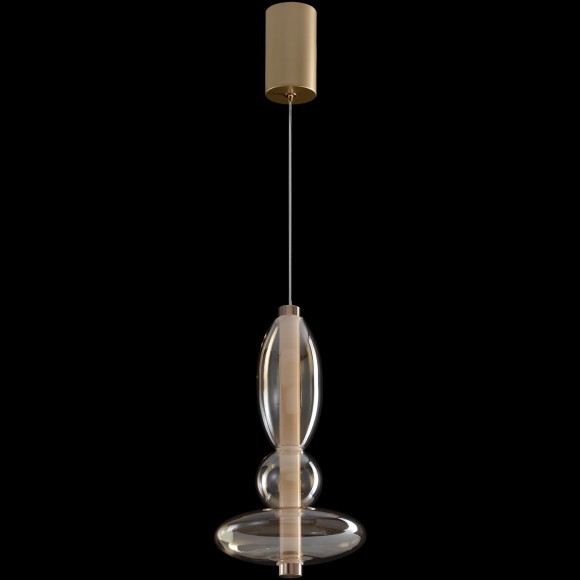 Светильник подвесной Crystal Lux QUASAR SP10W LED AMBER 3790/210