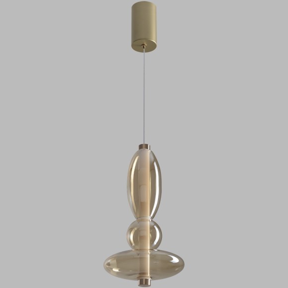 Светильник подвесной Crystal Lux QUASAR SP10W LED AMBER 3790/210