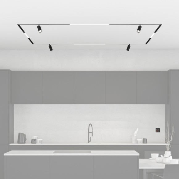 Умная трековая система Denkirs Smart ZigBee SET PRO (SET SMART ZigBee 02 PRO), 144W, 10800Лм, черный