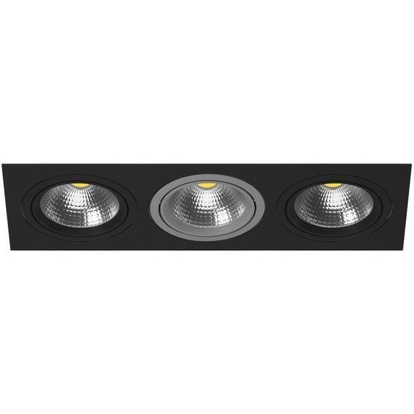 Встраиваемый светильник Lightstar i837070907 Intero 111 под лампы 3xGU10 150W