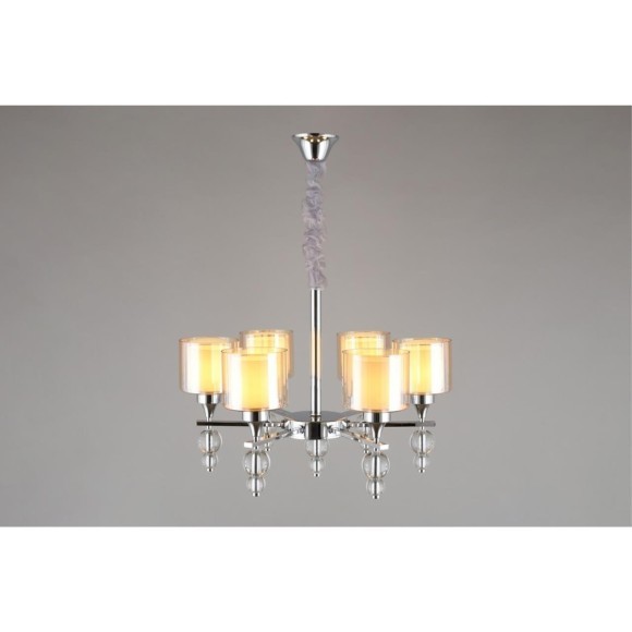 Люстра подвесная Omnilux OML-70803-06 Aprica под лампы 6xE27 60W