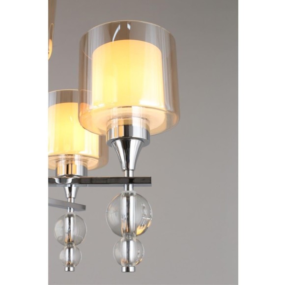 Люстра подвесная Omnilux OML-70803-06 Aprica под лампы 6xE27 60W