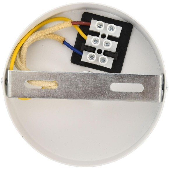 8368/1B ECO LN26 327 белый/бежевый, цемент/металл/джутовый шнур Подвес E27 LED 10W 220V BOHO