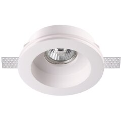 Гипсовый светильник под покраску Novotech 370468 YESO под лампу 1xGU10 50W Гипсовый светильник под покраску Novotech 370468 YESO под лампу 1xGU10 50W