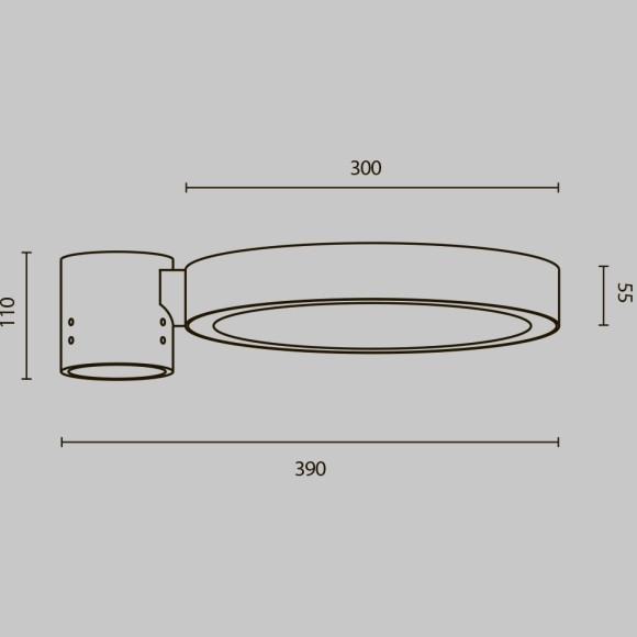 Ландшафтный светодиодный светильник (исп. только с основанием O473P-GF) 50Вт 3000лм RA80 3000К Maytoni Outdoor Katto O472H-L50GF3K Ландшафтный светодиодный светильник (исп. только с основанием O473P-GF) 50Вт 3000лм RA80 3000К Maytoni Outdoor Katto O472H-L50GF3K