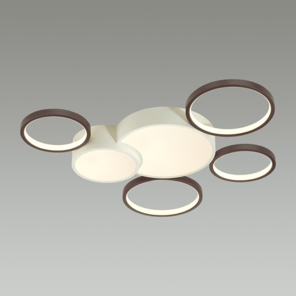 Потолочная люстра светодиодная диммируемая с пультом Norbert 5253/99CL