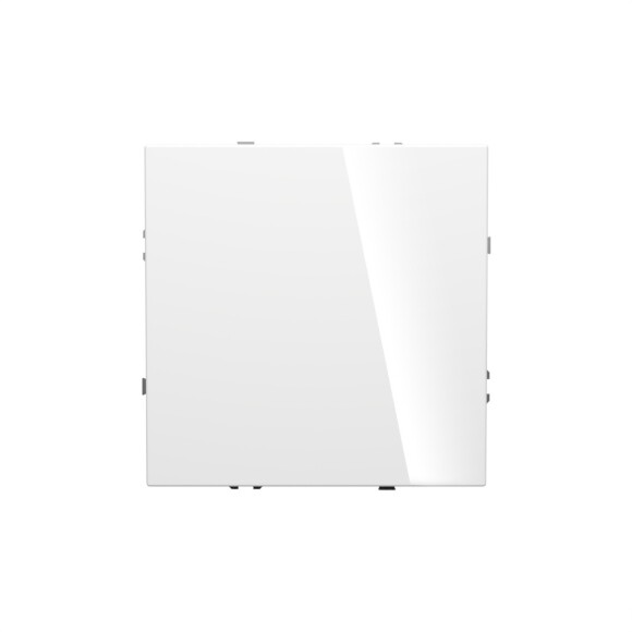 Выключатель встраиваемый VOLTUM S70 одноклавишный с подсветкой 10А, (белый глянцевый)