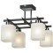 Люстра потолочная Lussole LSL-9007-04 COSTANZO IP21 под лампы 4xE14 160W