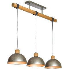 Подвесной светильник с 3 лампами Lussole GRLSP-8149 KERR IP21 под лампы 3xE27 30W Подвесной светильник с 3 лампами Lussole GRLSP-8149 KERR IP21 под лампы 3xE27 30W