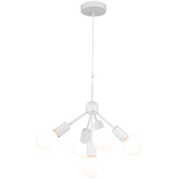 Люстра подвесная Lussole GRLSP-8268 KENNER IP21 под лампы 5xE27 50W Люстра подвесная Lussole GRLSP-8268 KENNER IP21 под лампы 5xE27 50W